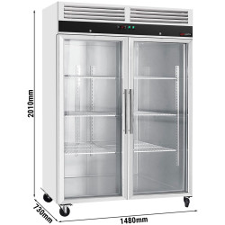 Морозильный шкаф GGM Gastro Eco TS1200GND (Inox) Thumb