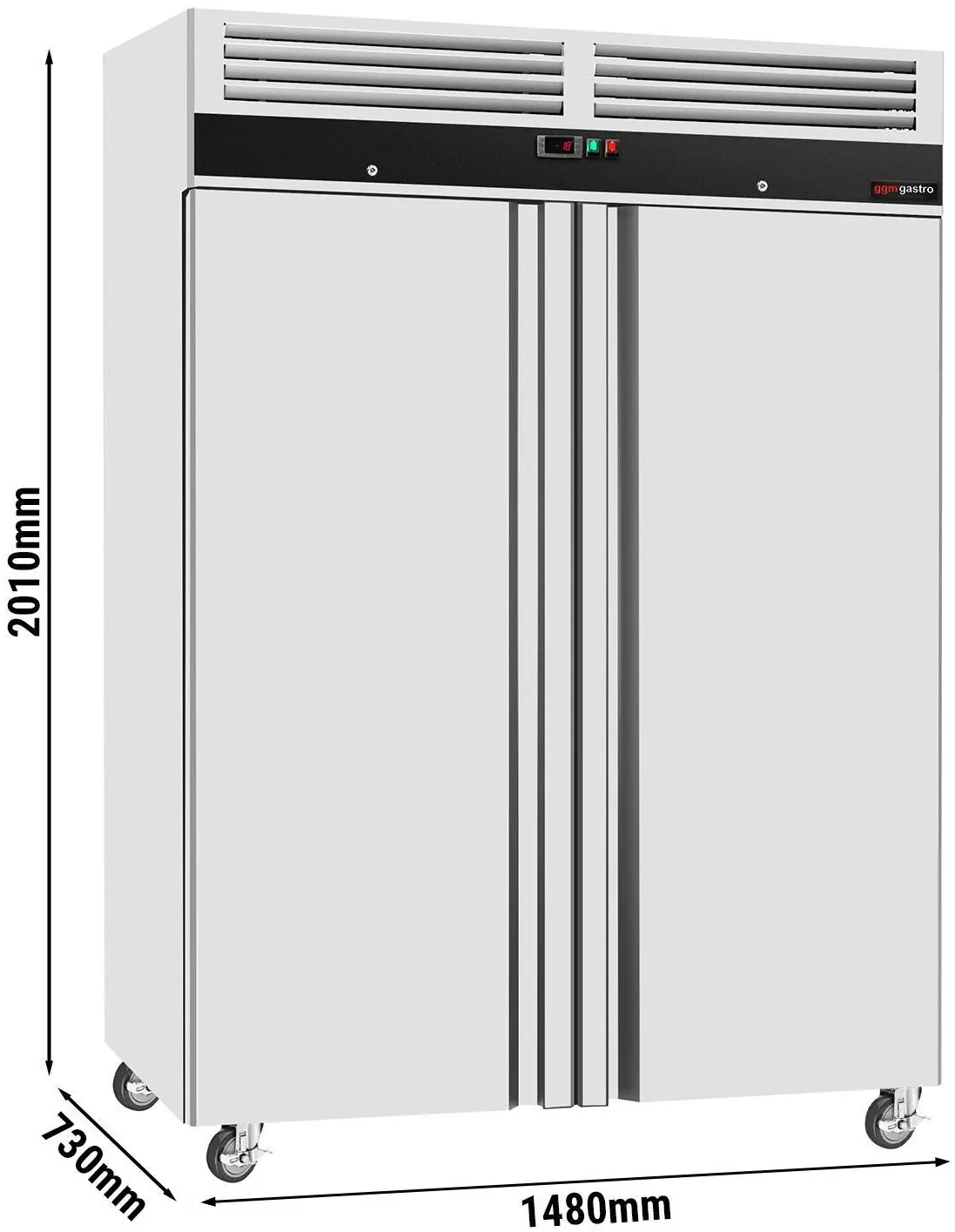 Dulap de congelare GGM Gastro Eco TS1200ND (Inox) - 12