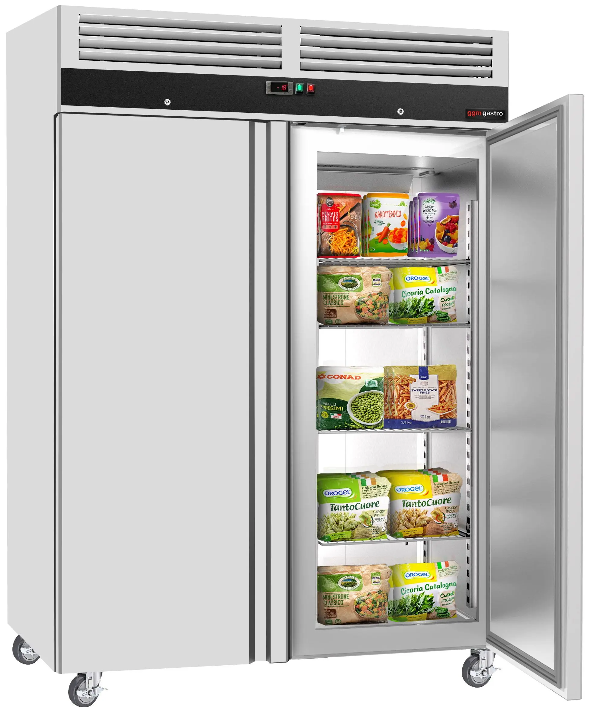 Dulap de congelare GGM Gastro Eco TS1200ND (Inox) - 4