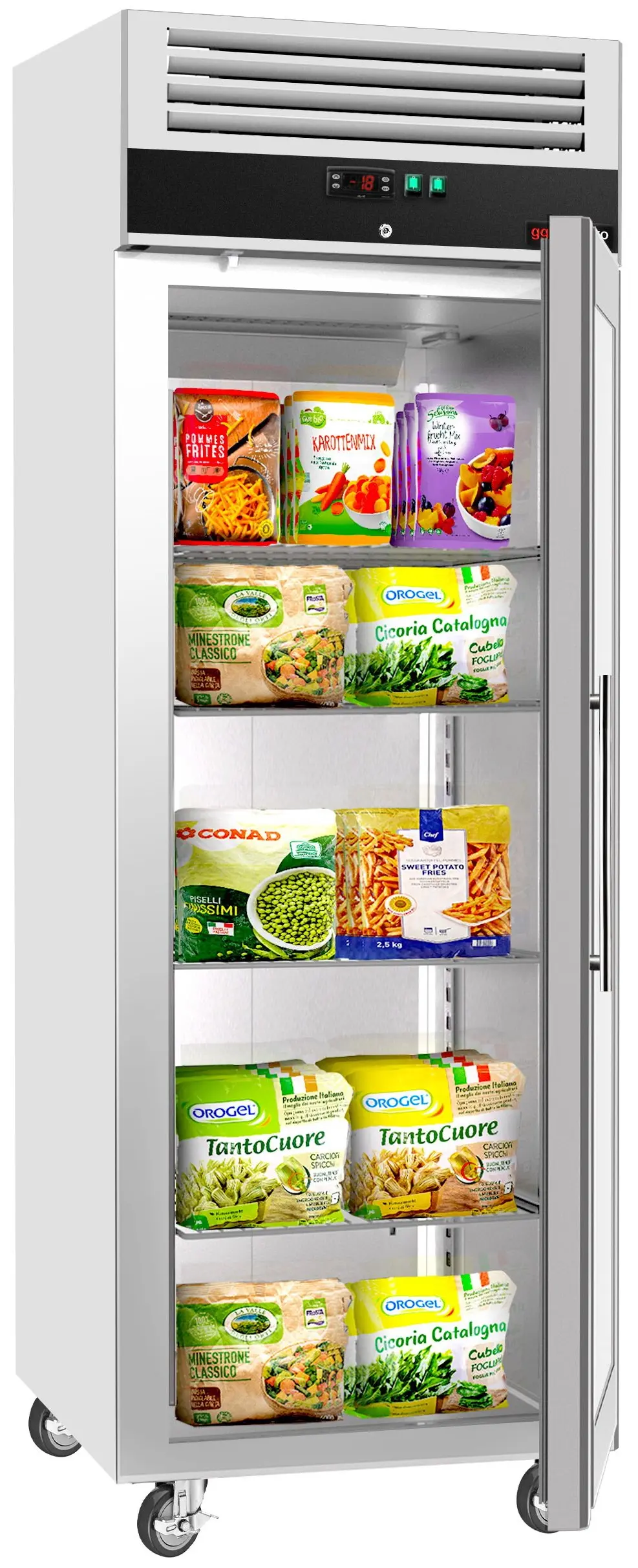 Dulap de congelare GGM Gastro Eco TS600GND (Inox) - 4