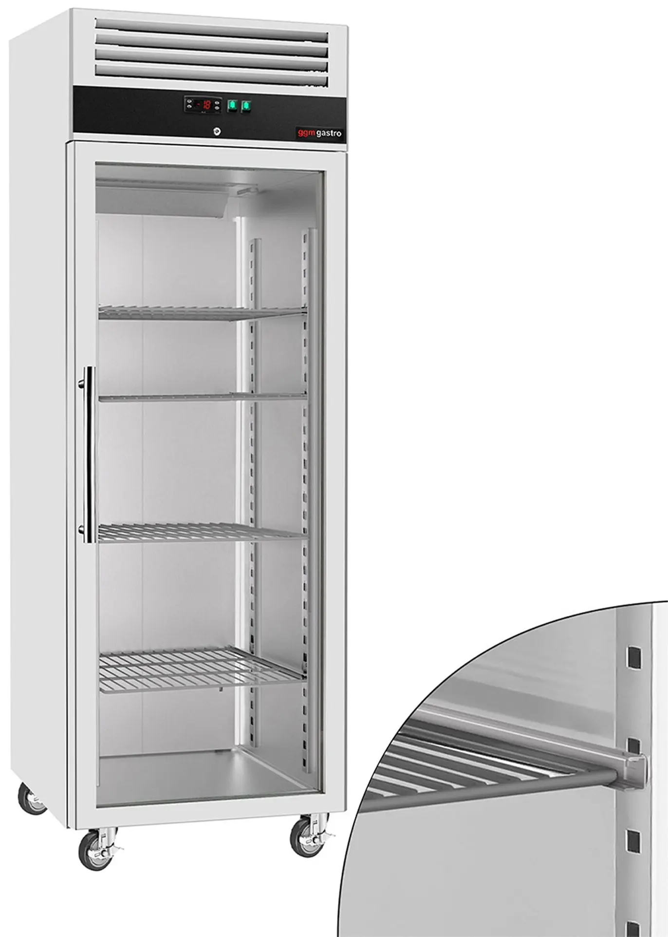 Dulap de congelare GGM Gastro Eco TS600GND (Inox) - 10