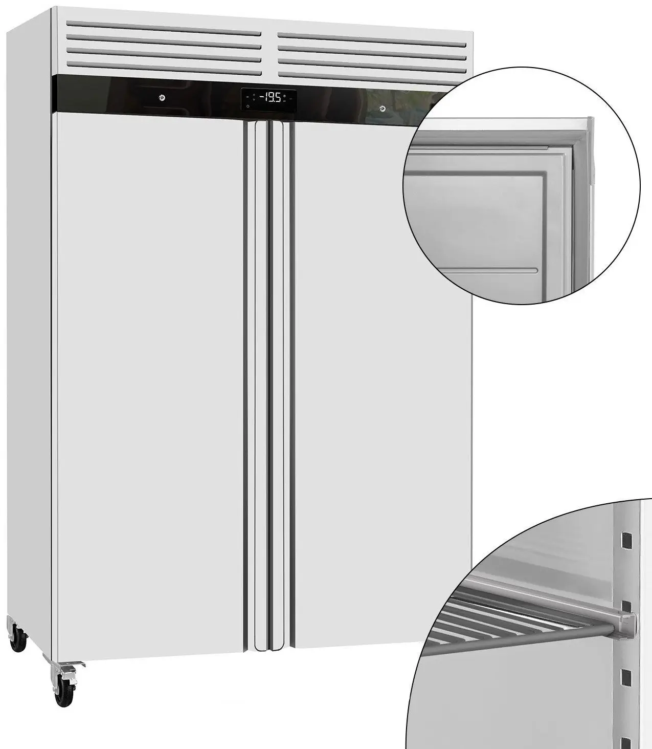 Dulap de congelare GGM Gastro Eco TSH1400-N (Inox) - 11