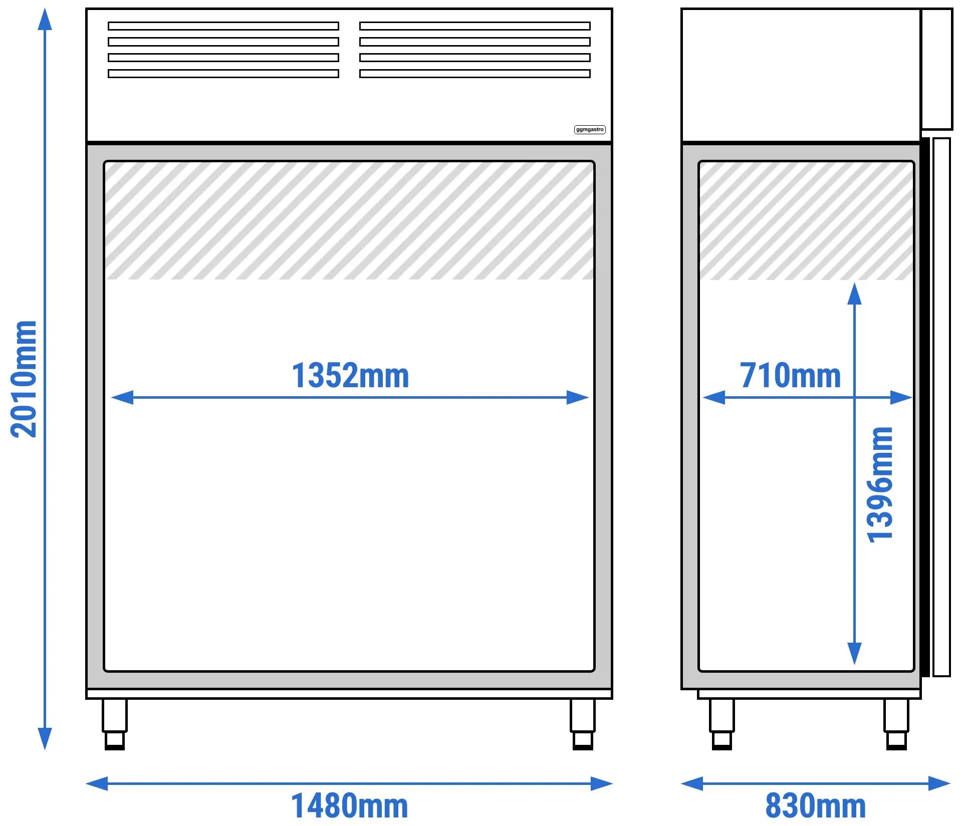 Dulap de congelare GGM Gastro Eco TSH1400-N (Inox) - 13