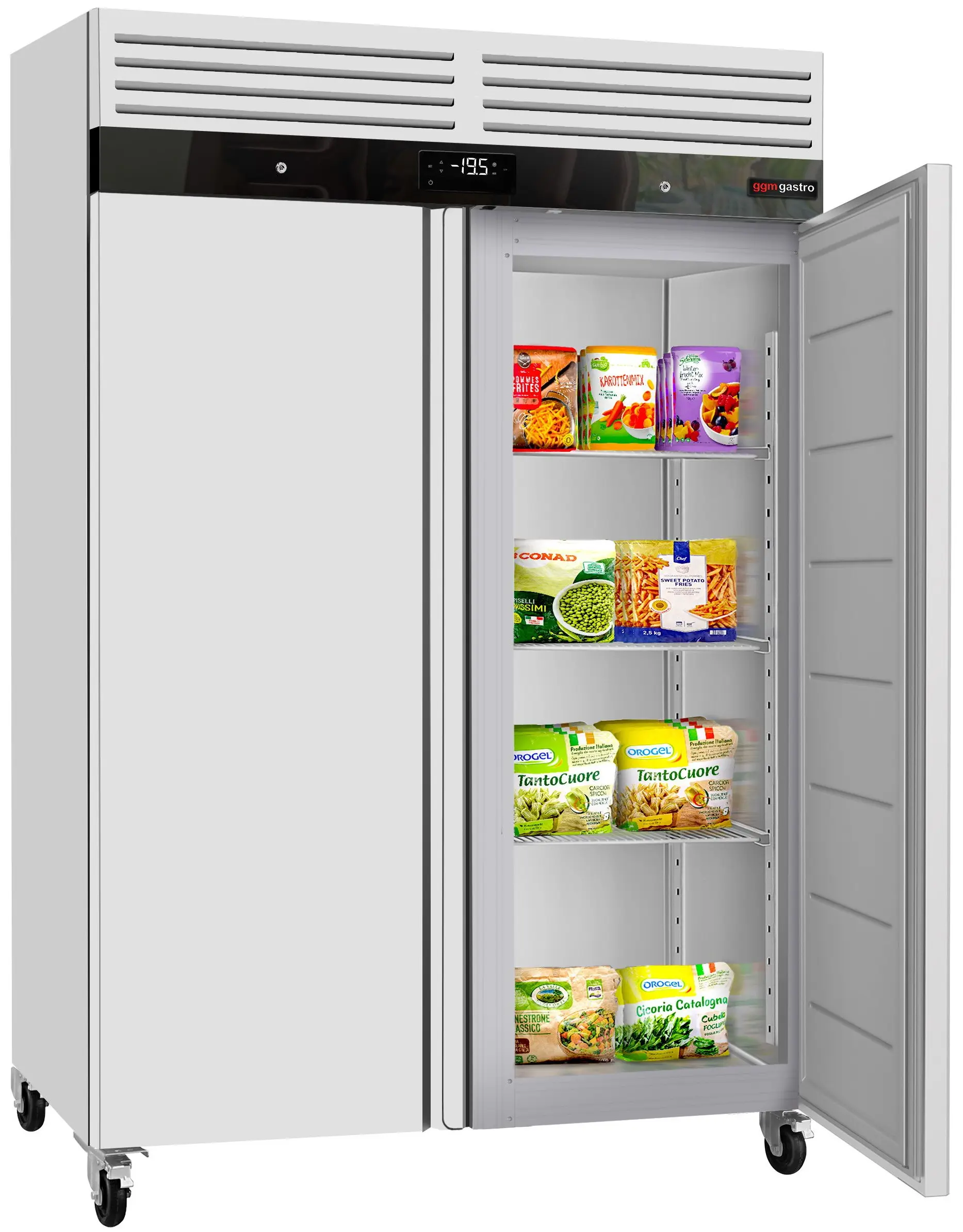 Dulap de congelare GGM Gastro Eco TSH1400-N (Inox) - 3