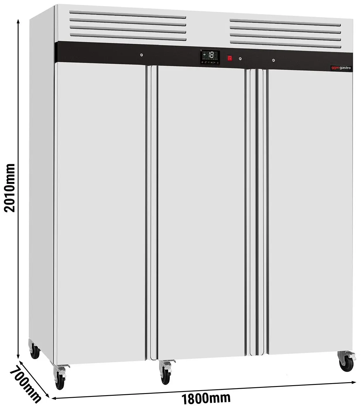 Dulap de congelare GGM Gastro Eco TSH1800 (Inox) - 11
