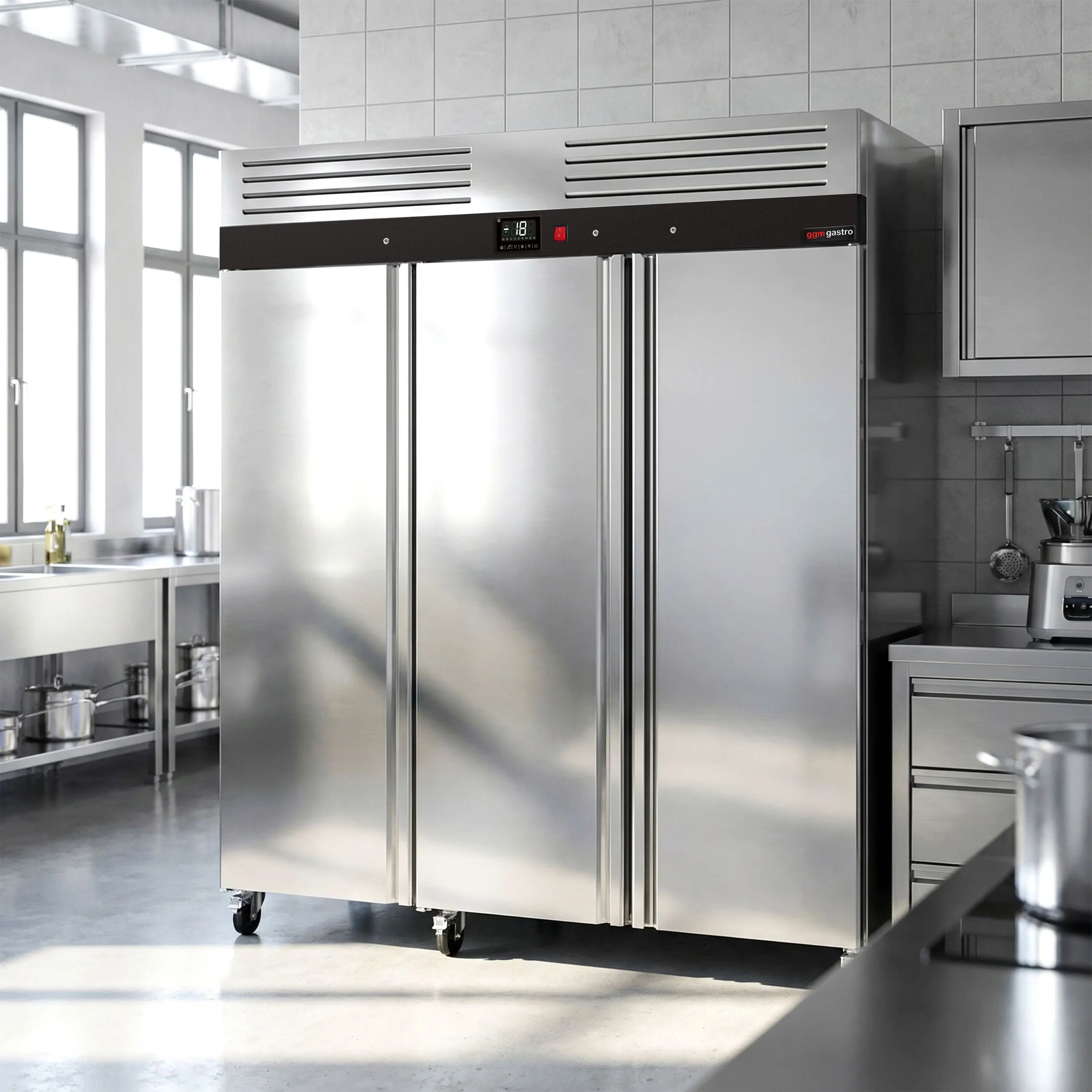 Dulap de congelare GGM Gastro Eco TSH1800 (Inox) - 12