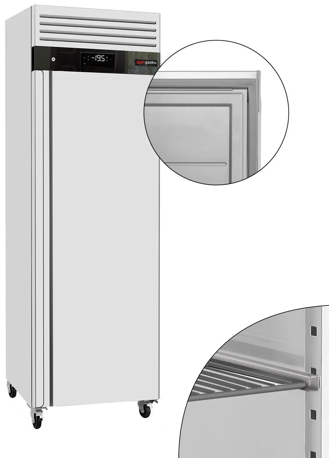 Dulap de congelare GGM Gastro Eco TSH600-N (Inox) - 11