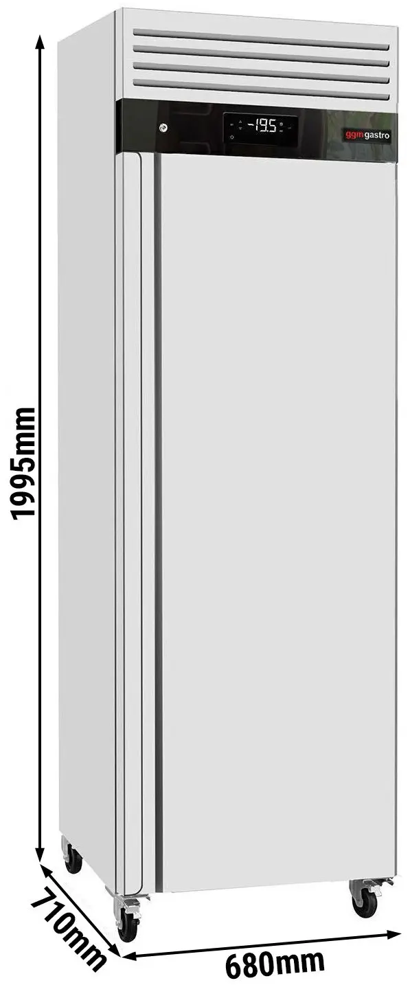 Dulap de congelare GGM Gastro Eco TSH600-N (Inox) - 12