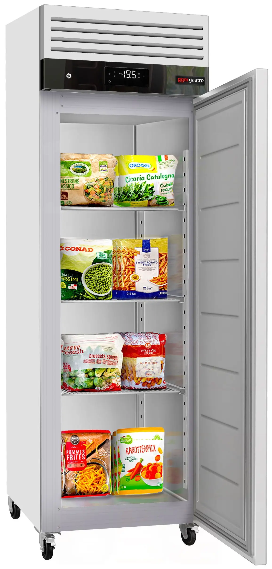 Dulap de congelare GGM Gastro Eco TSH600-N (Inox) - 3