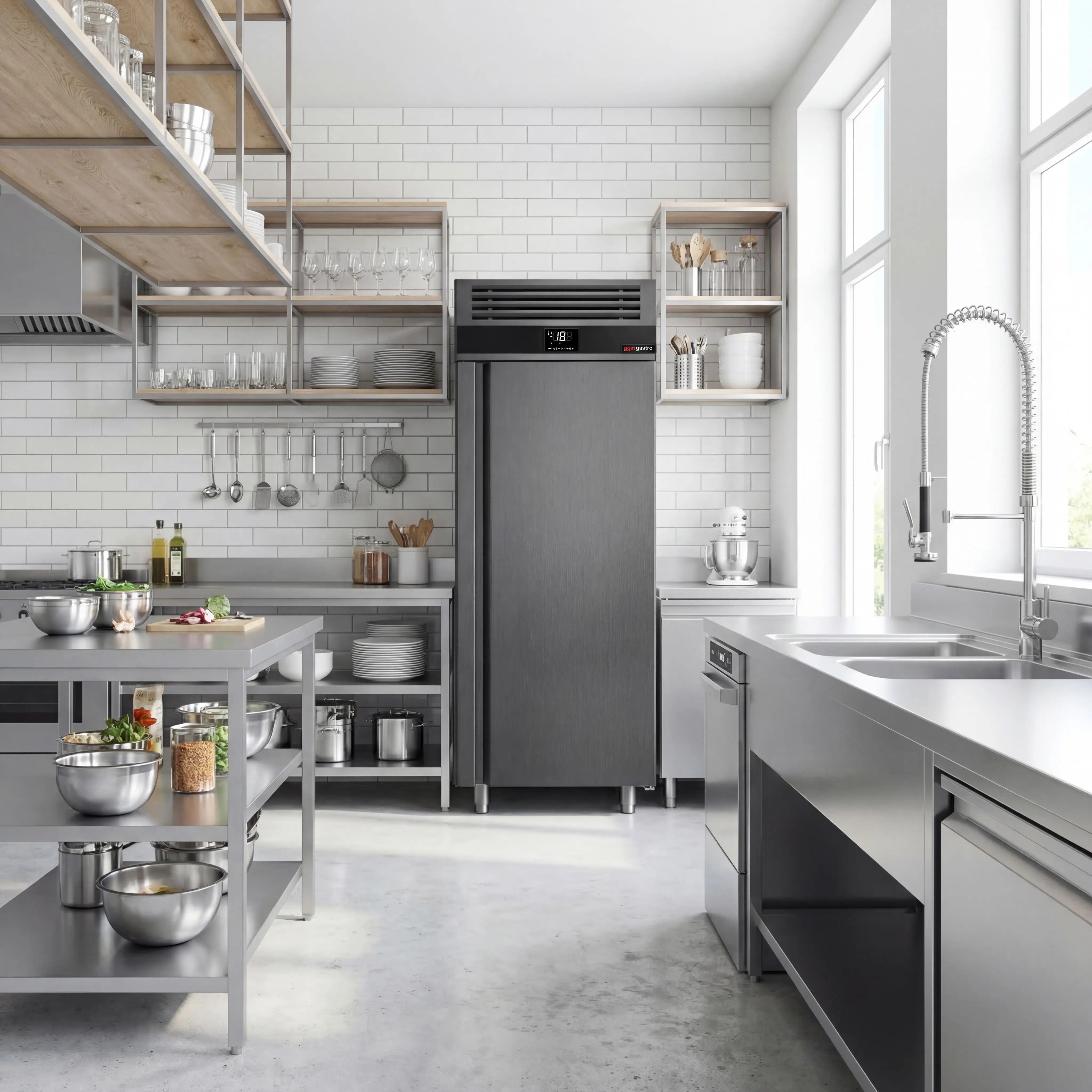 Dulap de congelare GGM Gastro Premium Plus TF700B-EF (Anthracite) - 14