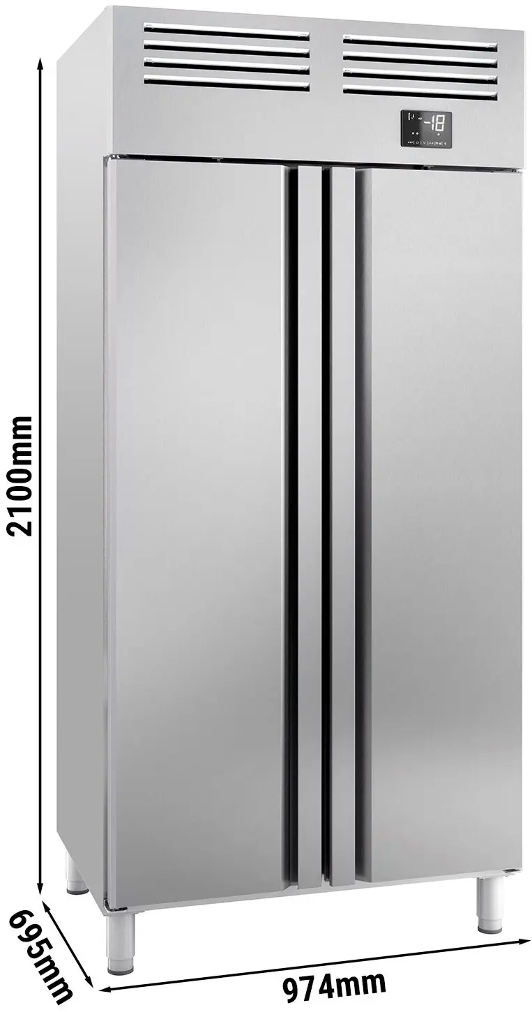 Морозильный шкаф GGM Gastro Premium Plus TGI107T2 (Inox) - 8