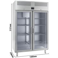 Dulap de congelare GGM Gastro Premium Plus TGI148T2G (Inox) Thumb