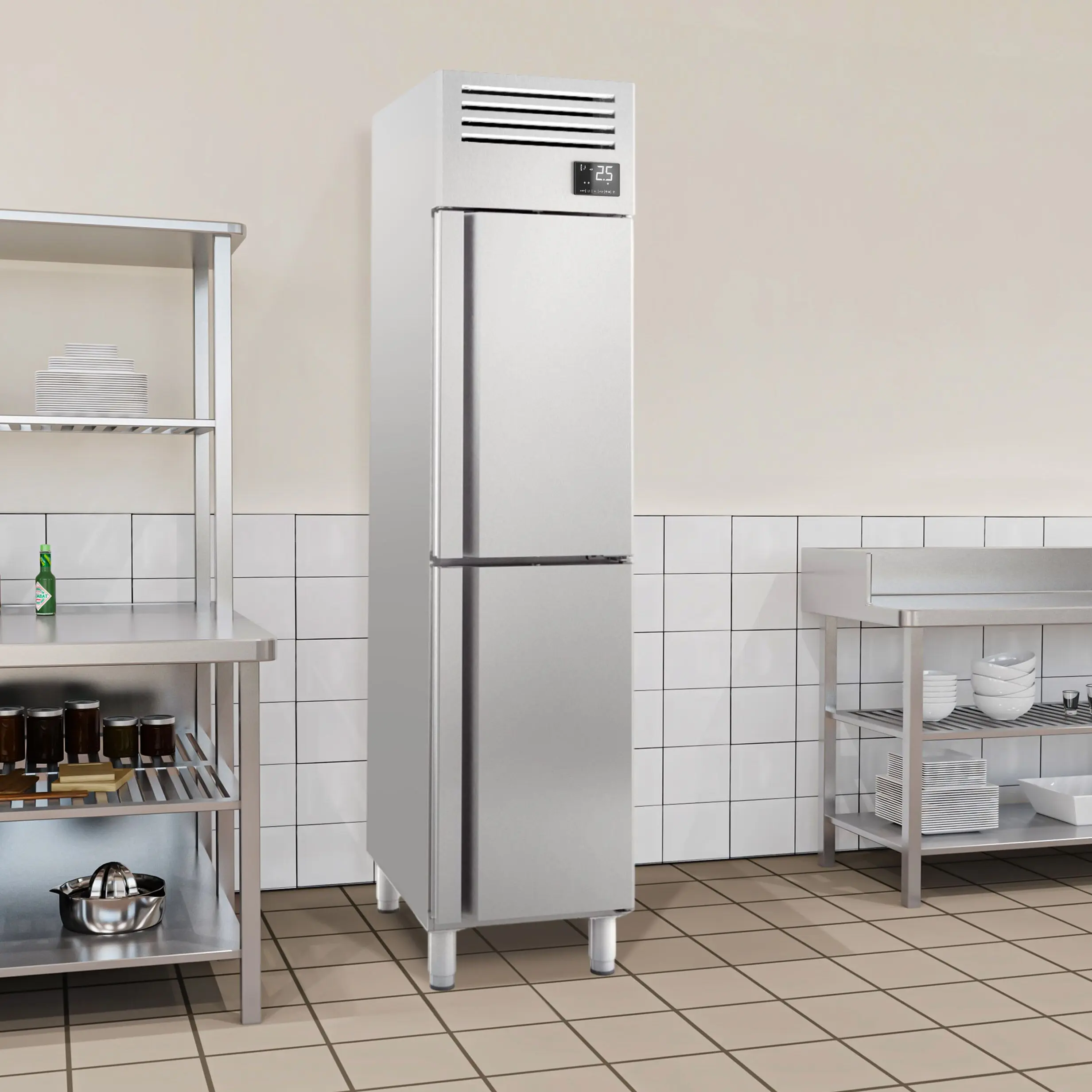 Dulap de congelare GGM Gastro Premium Plus TGI57T2 (Inox) - 11
