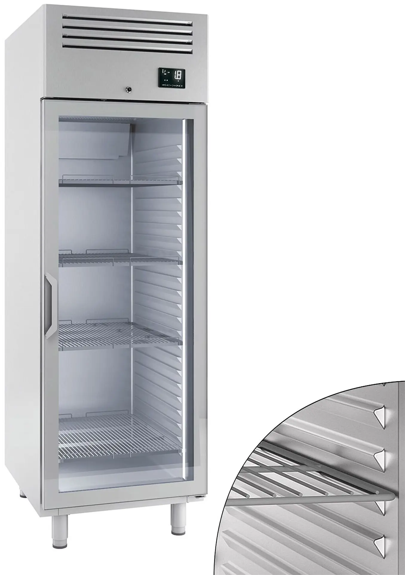 Dulap de congelare GGM Gastro Premium Plus TGI78T1G (Inox) - 2