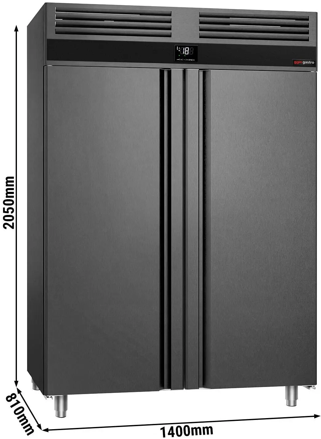 Морозильный шкаф GGM Gastro Premium TF1400B-EF (Anthracite) - 12