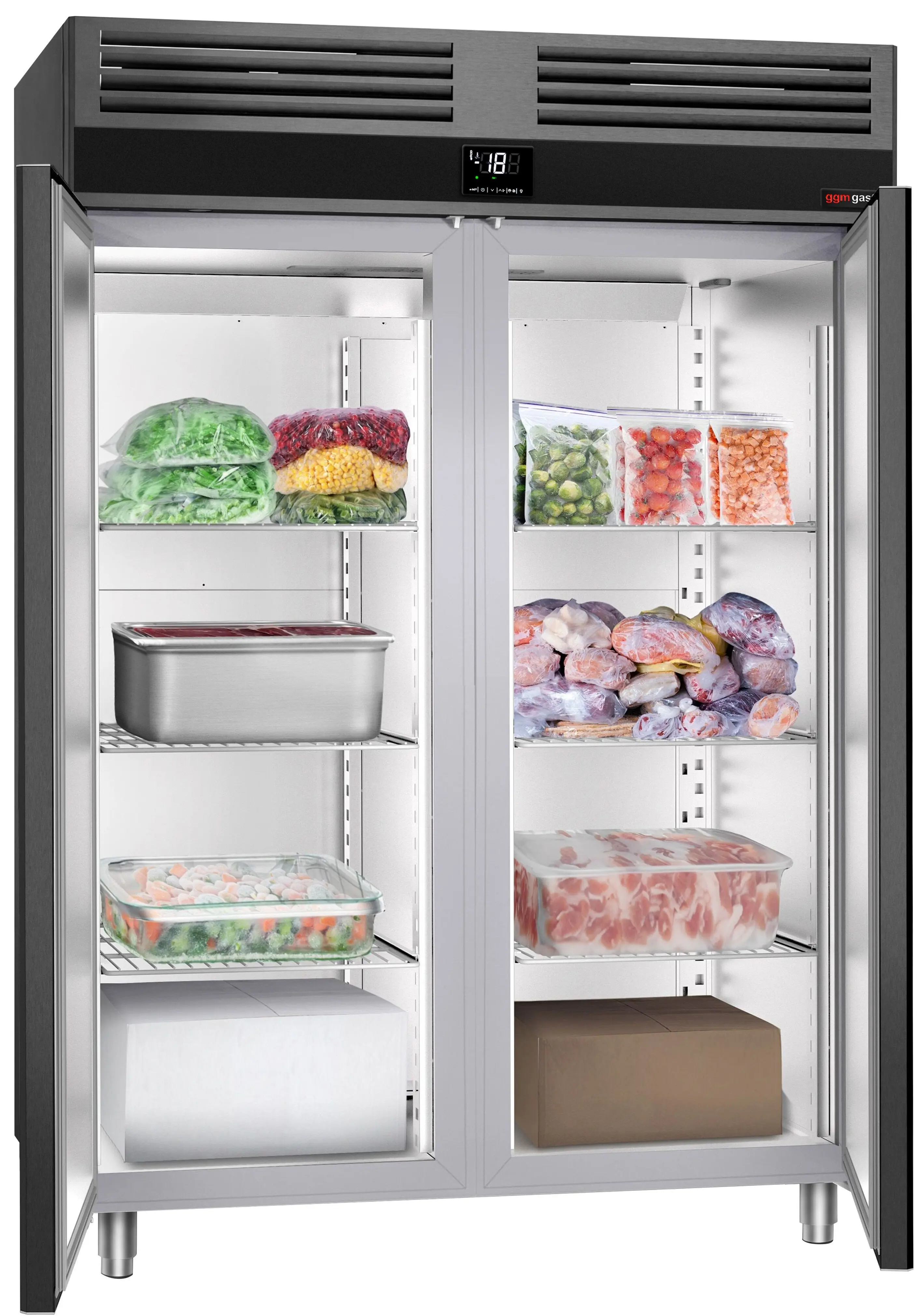 Морозильный шкаф GGM Gastro Premium TF1400B-EF (Anthracite) - 3