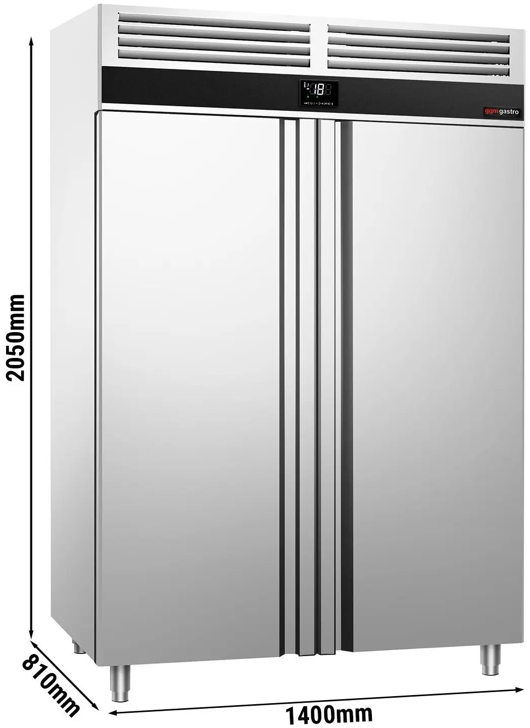 Dulap de congelare GGM Gastro Premium TF1400ND-EF (Inox) - 11