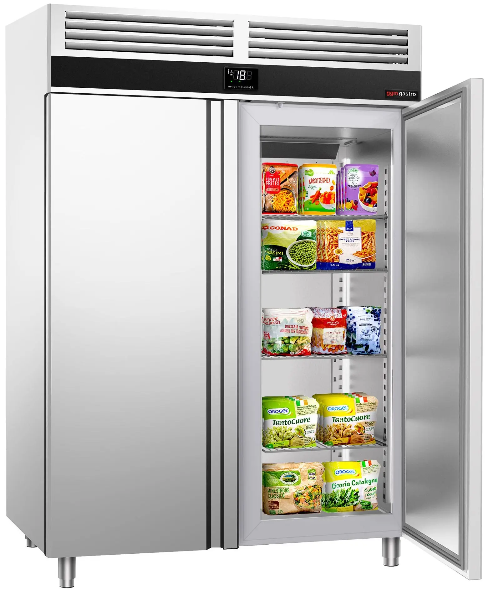 Dulap de congelare GGM Gastro Premium TF1400ND-EF (Inox) - 4