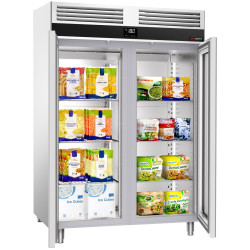 Dulap de congelare GGM Gastro Premium TF1400NDG-EF (Inox) Thumb
