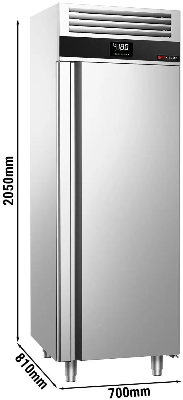 Морозильный шкаф GGM Gastro Premium TF700ND-EF (Inox) - 11