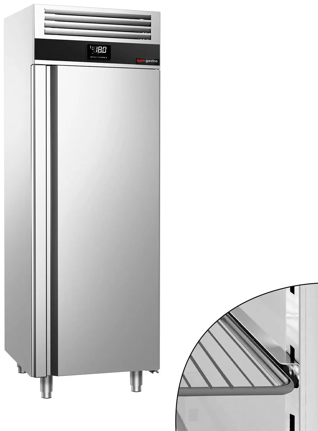 Морозильный шкаф GGM Gastro Premium TF700ND-EF (Inox) - 10