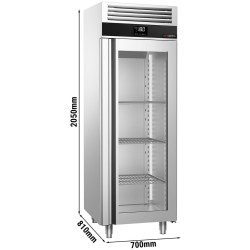 Dulap de congelare GGM Gastro Premium TF700NDG-EF (Inox) Thumb