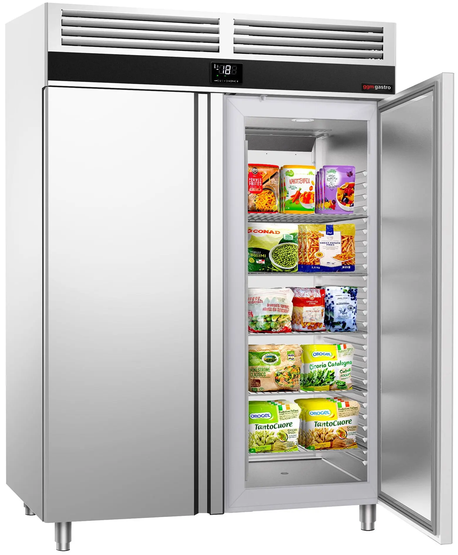 Dulap de congelare GGM Gastro Premium TKSF1400T2-EF (Inox) - 4