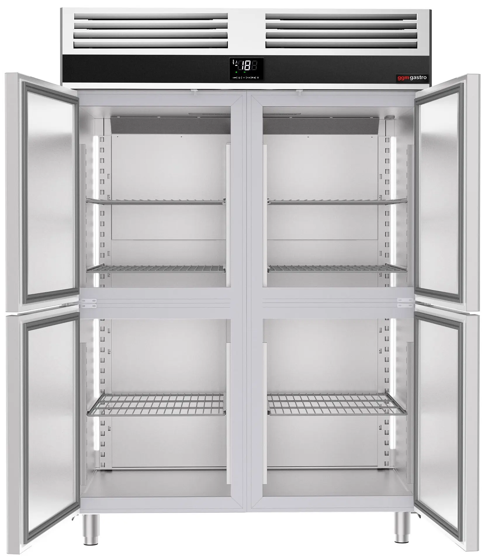 Морозильный шкаф GGM Gastro Premium TKSF1482T (Inox) - 2