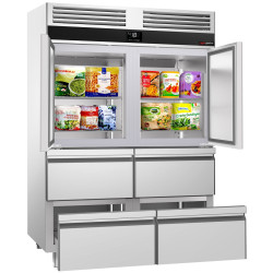 Морозильный шкаф GGM Gastro Premium TKSF1482TS (Inox) Thumb