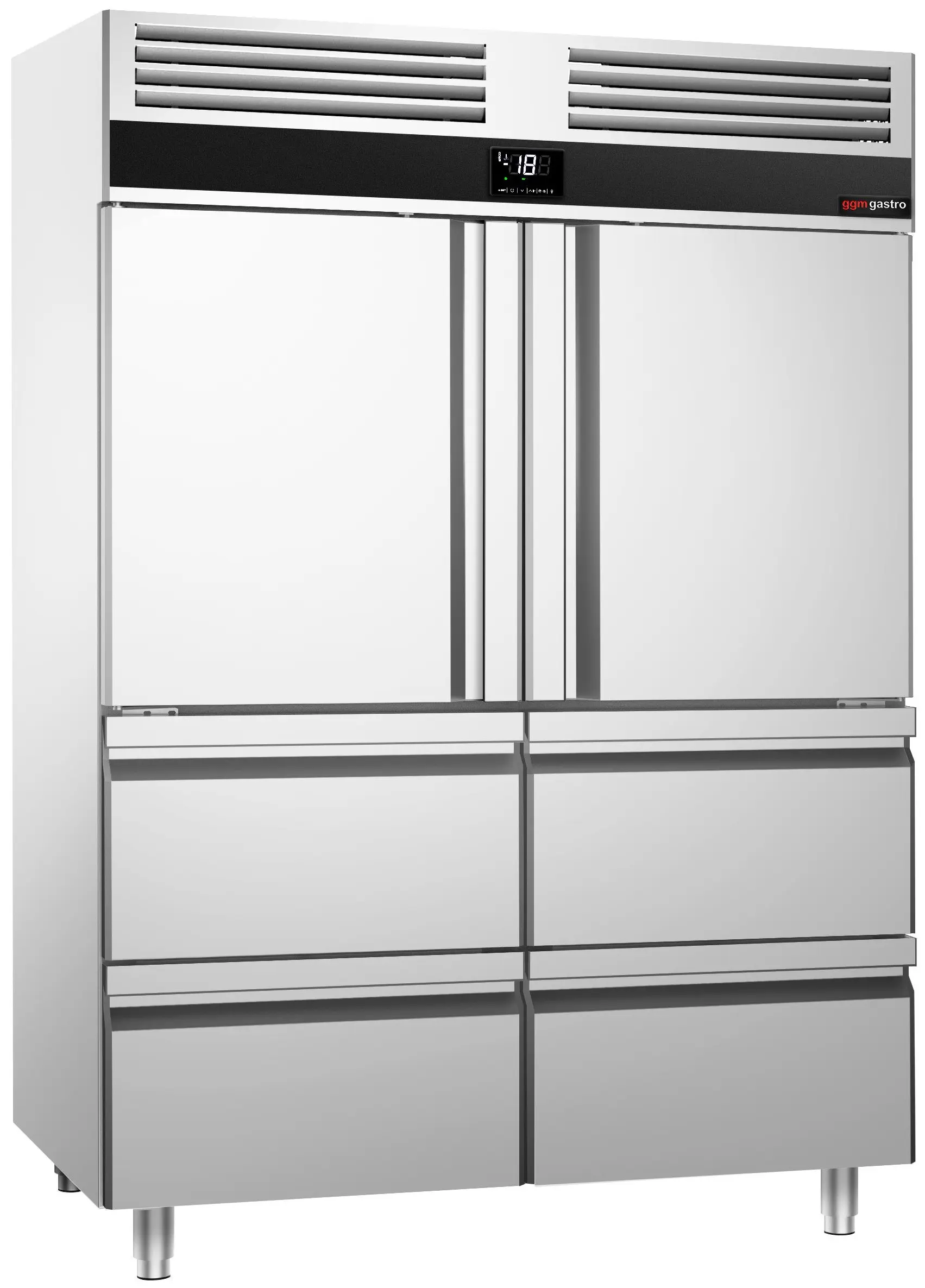 Морозильный шкаф GGM Gastro Premium TKSF1482TS (Inox) - 5