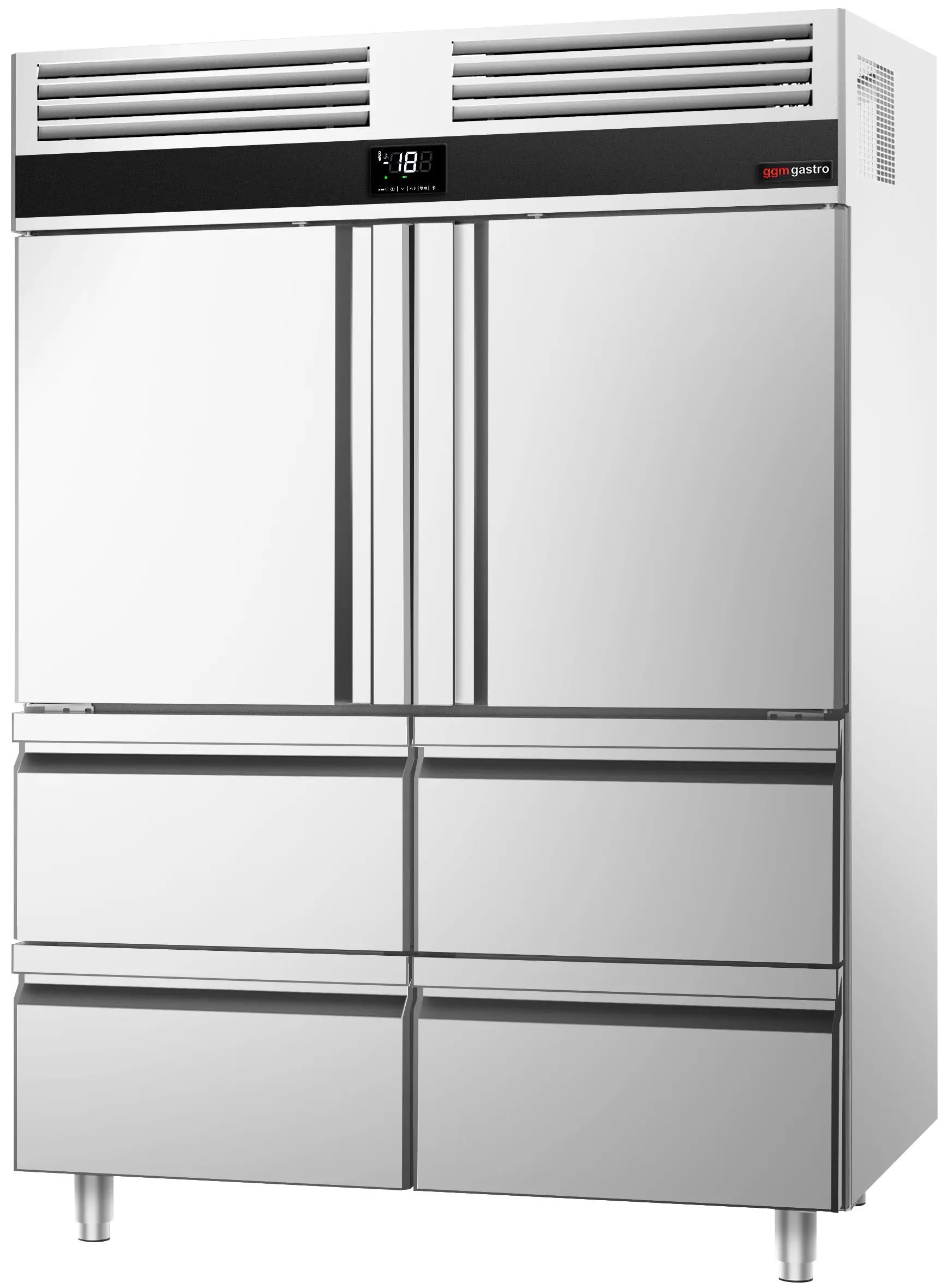 Морозильный шкаф GGM Gastro Premium TKSF1482TS (Inox) - 6