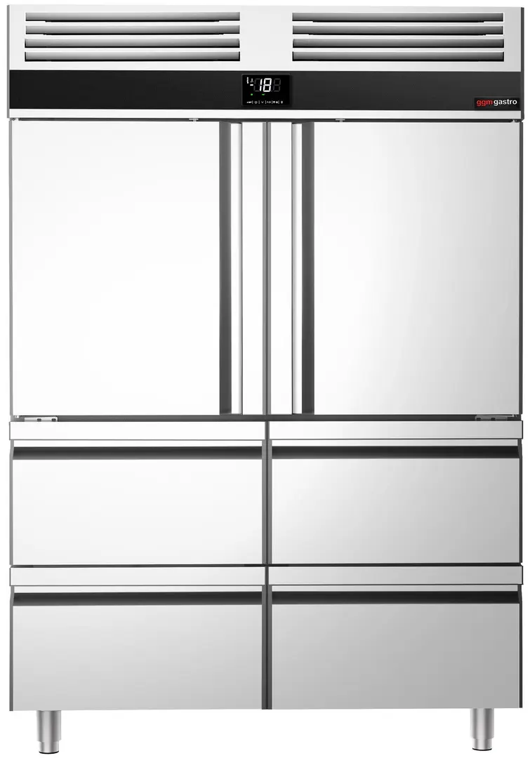 Морозильный шкаф GGM Gastro Premium TKSF1482TS (Inox)