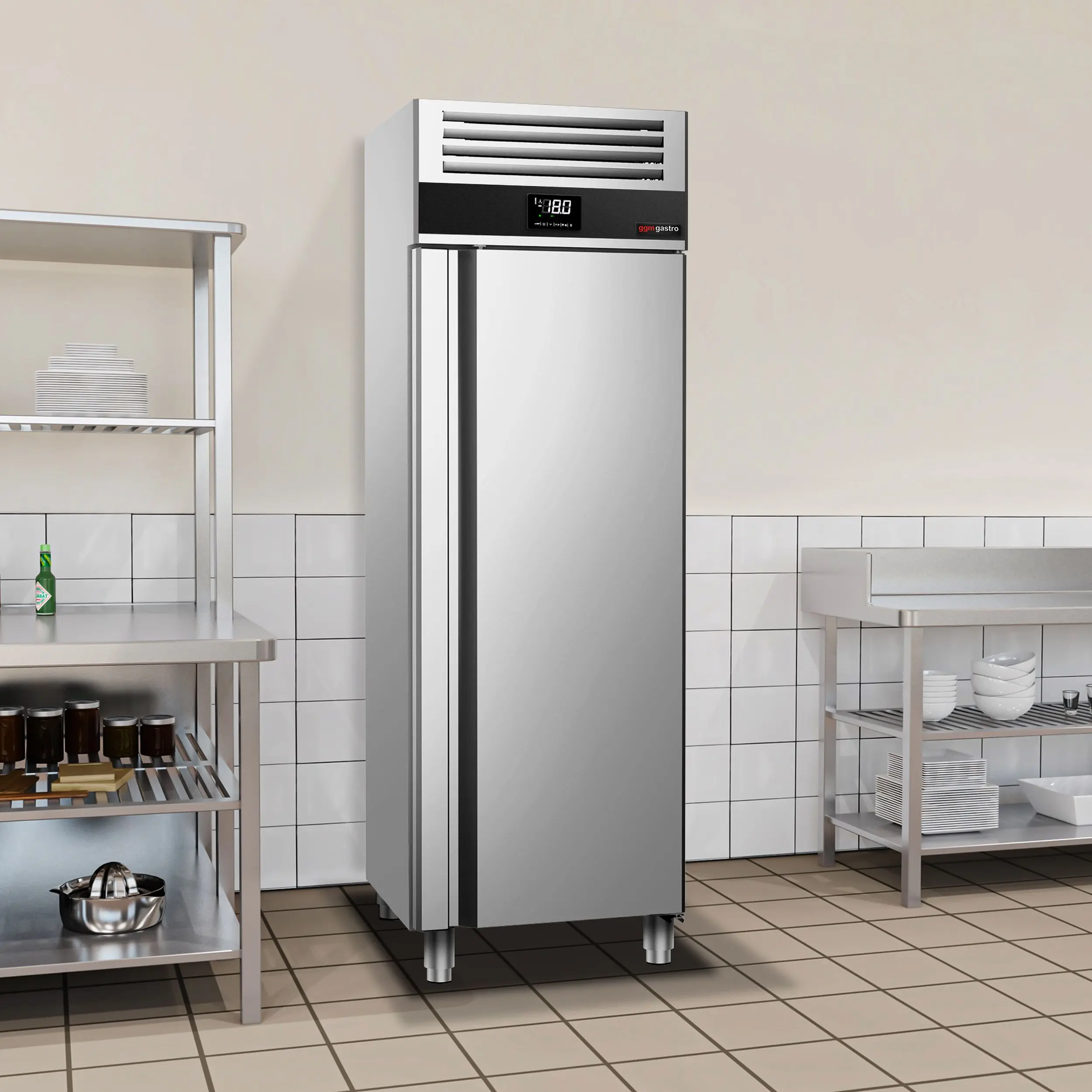 Dulap de congelare GGM Gastro Premium TKSF700T1-EF (Inox) - 13