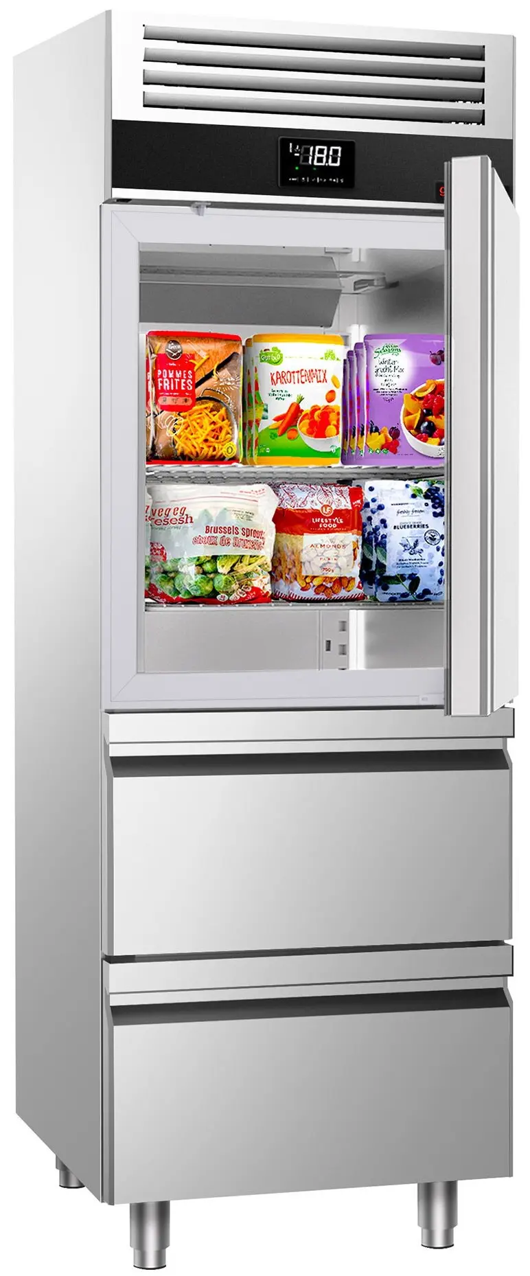 Dulap de congelare GGM Gastro Premium TKSF782TS (Inox) - 2