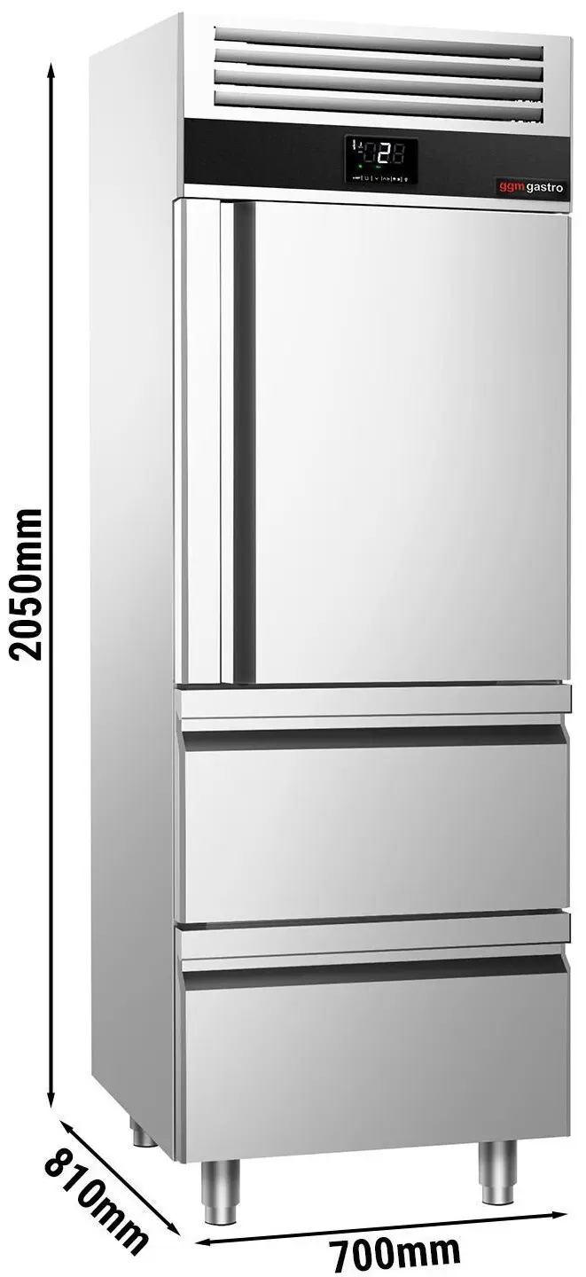 Dulap de congelare GGM Gastro Premium TKSF782TS (Inox) - 10