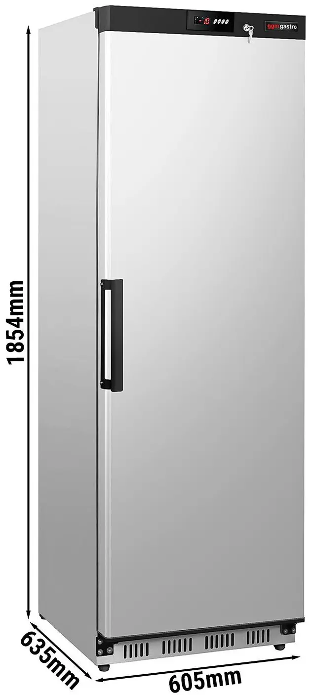 Морозильный шкаф GGM Gastro Premium TKSS400HN (Inox/Black) - 13