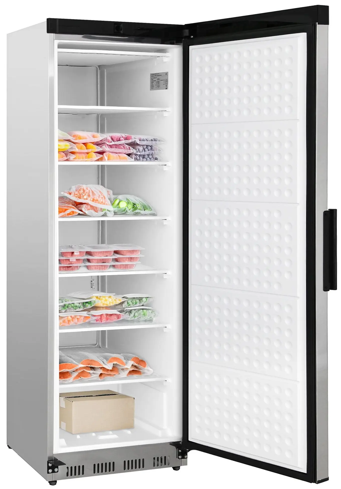 Морозильный шкаф GGM Gastro Premium TKSS400HN (Inox/Black) - 3