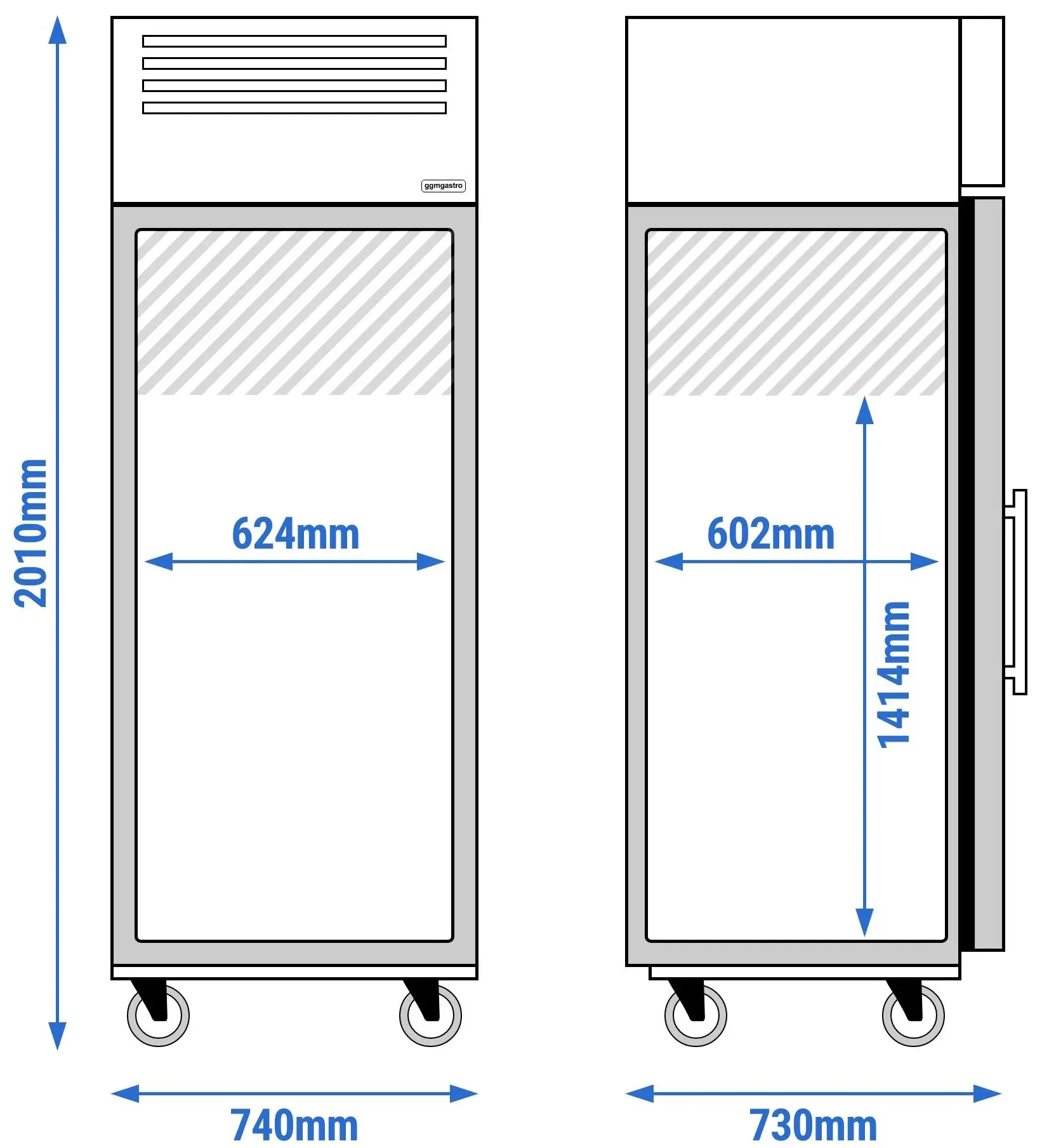 Dulap de congelare GGM Gastro Premium TS600GND (Inox) - 12