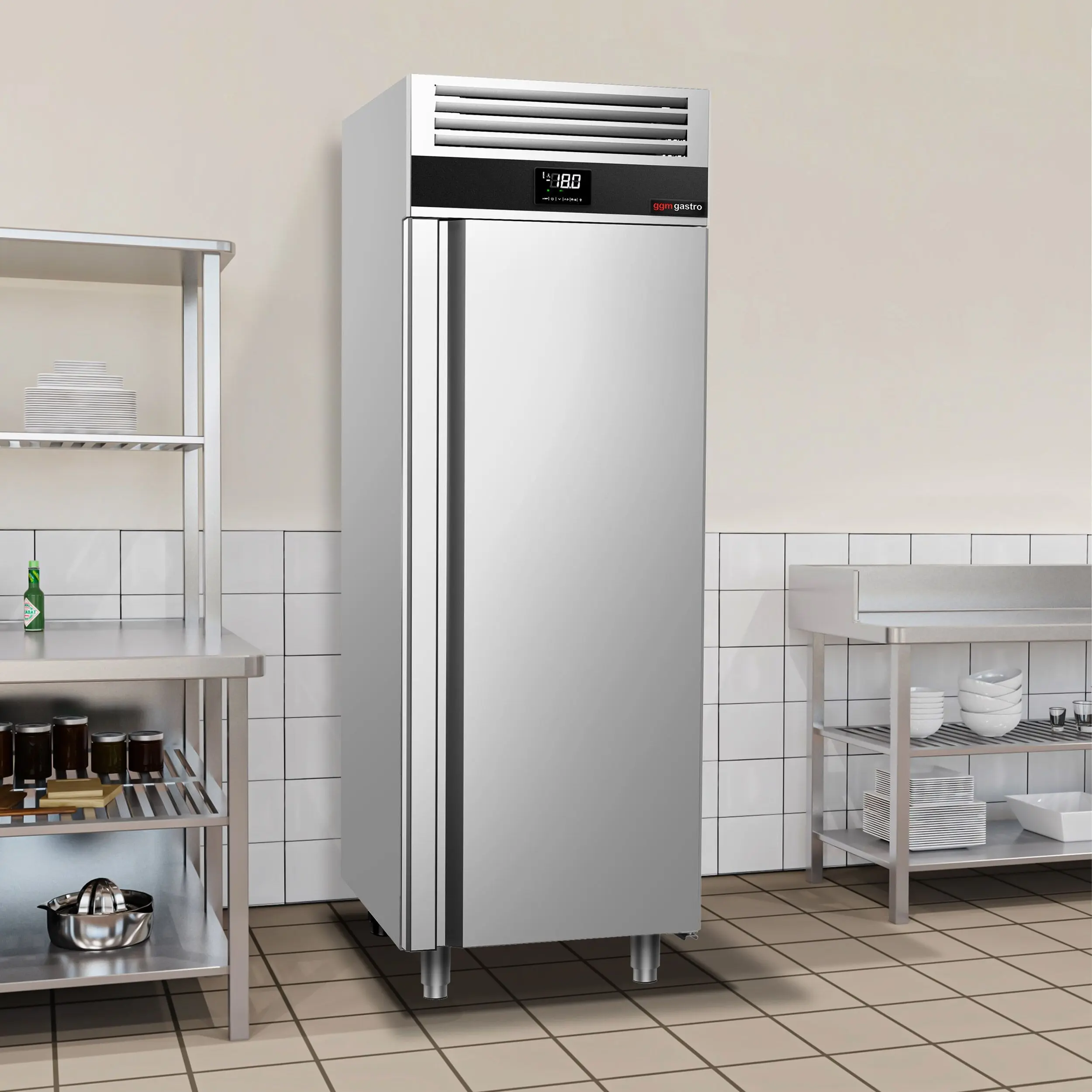 Dulap de congelare GGM Gastro TKSF700ET1-EF (Inox) - 12