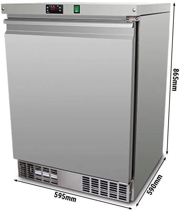 Морозильный шкаф под столешницу GGM Gastro UTT110 (Inox) - 4