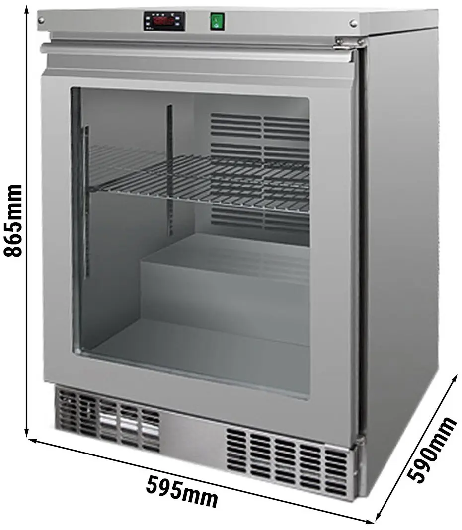 Dulap de congelare sub blat GGM Gastro UTT110G (Inox) - 4