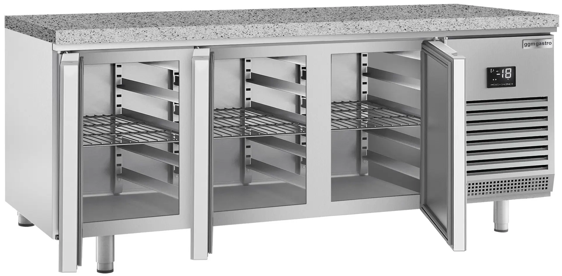 Masa congelatoare pentru panificaţie GGM Gastro BTGI228 (Inox) - 2