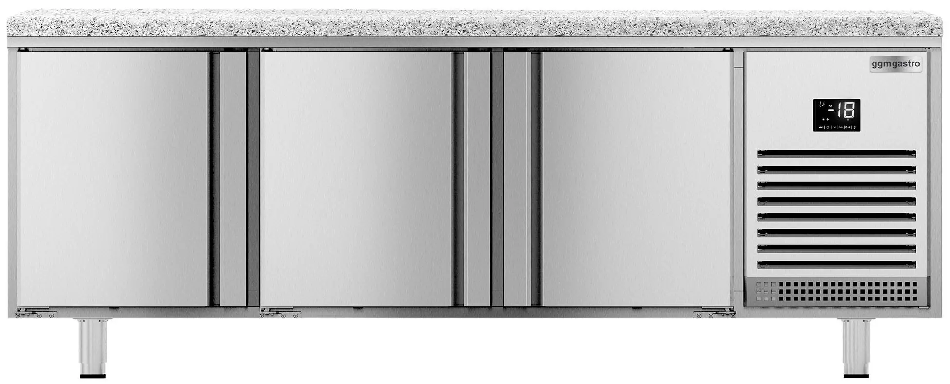Masa congelatoare pentru panificaţie GGM Gastro BTGI228 (Inox) - 3
