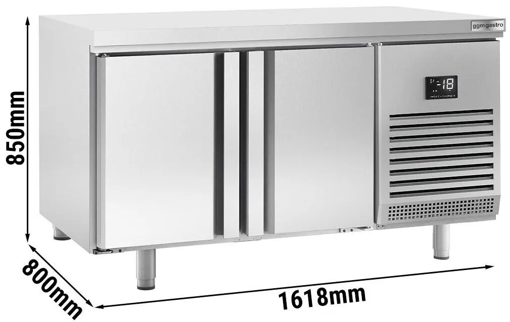 Masa congelatoare pentru panificație GGM Gastro BTI168 (Inox) - 10