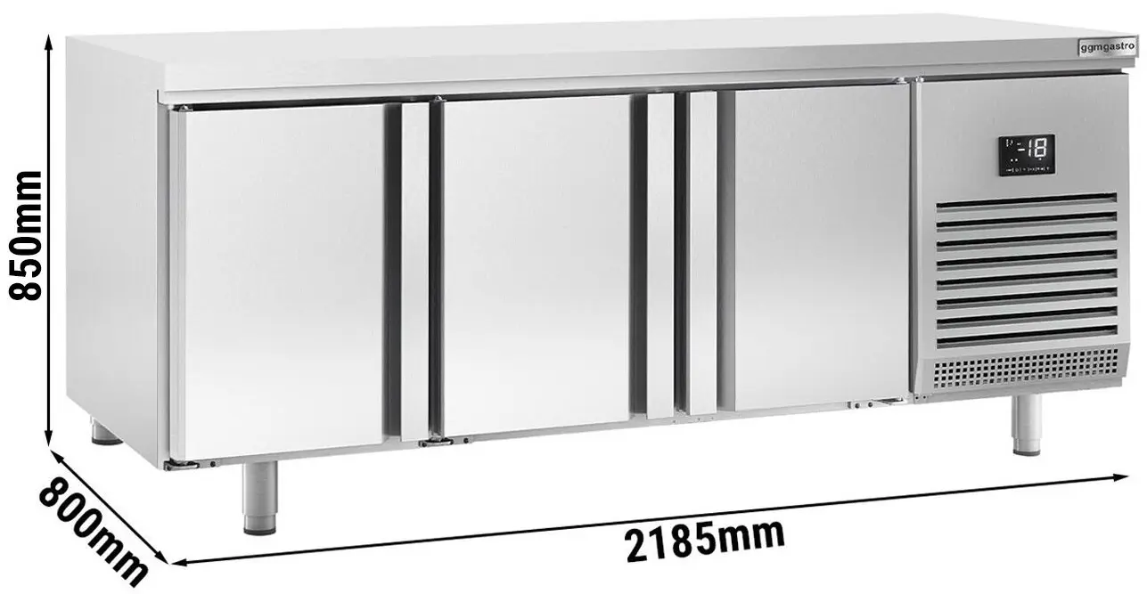Masa congelatoare pentru panificaţie GGM Gastro BTI228 (Inox) - 10