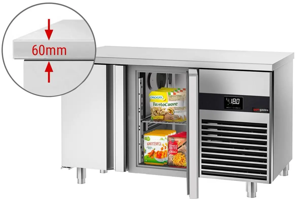 Masa congelatoare GGM Gastro GTF147ND-EF (Inox) - 3