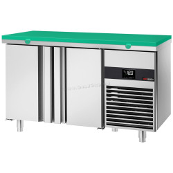 Masa congelatoare GGM Gastro GTF147ND-EF#SBG (Inox/Green)