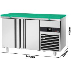 Masa congelatoare GGM Gastro GTF147ND-EF#SBG (Inox/Green) Thumb