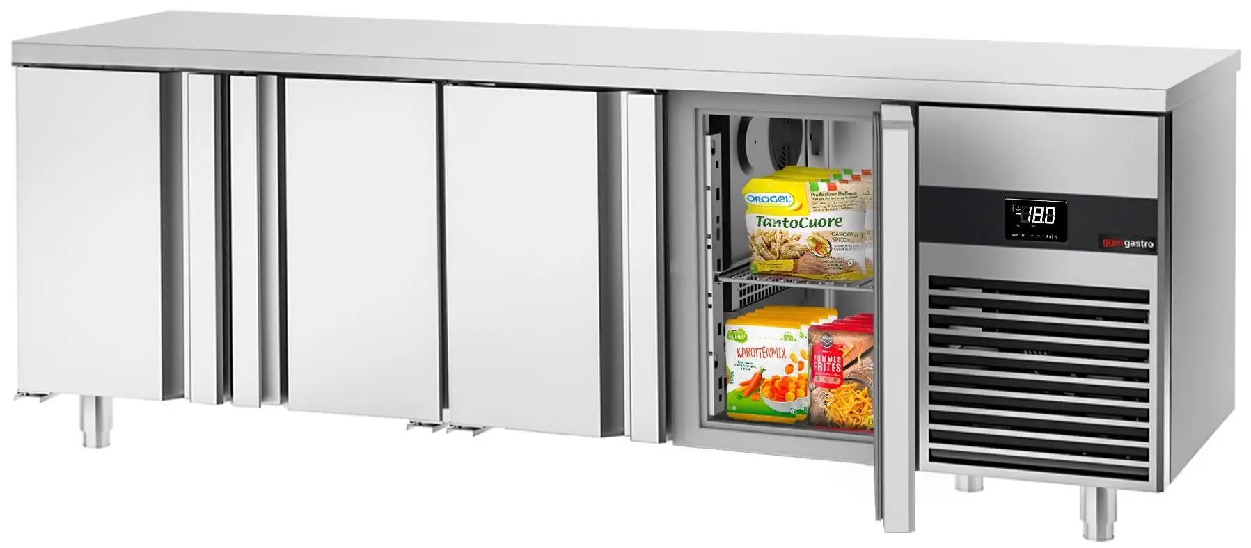 Masa congelatoare GGM Gastro GTF227ND-EF (Inox) - 2
