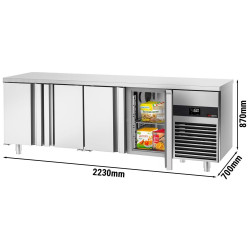 Masa congelatoare GGM Gastro GTF227ND-EF (Inox) Thumb